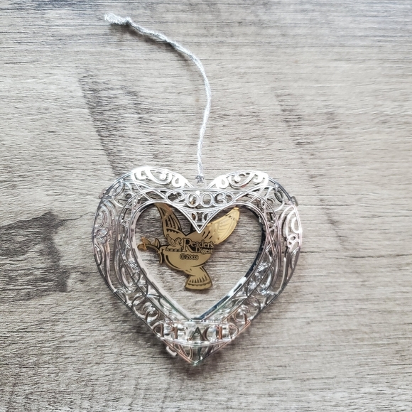 Readers Digest dove & heart Christmas‎ ornament 2003 vtg - Picture 1 of 5